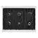 Alt View 6. ZLINE - ZLINE 36 in. Classic Gas Rangetop with 6 Burners and Porcelain Cooktop in Satin Stainless Steel - Stainless Steel.