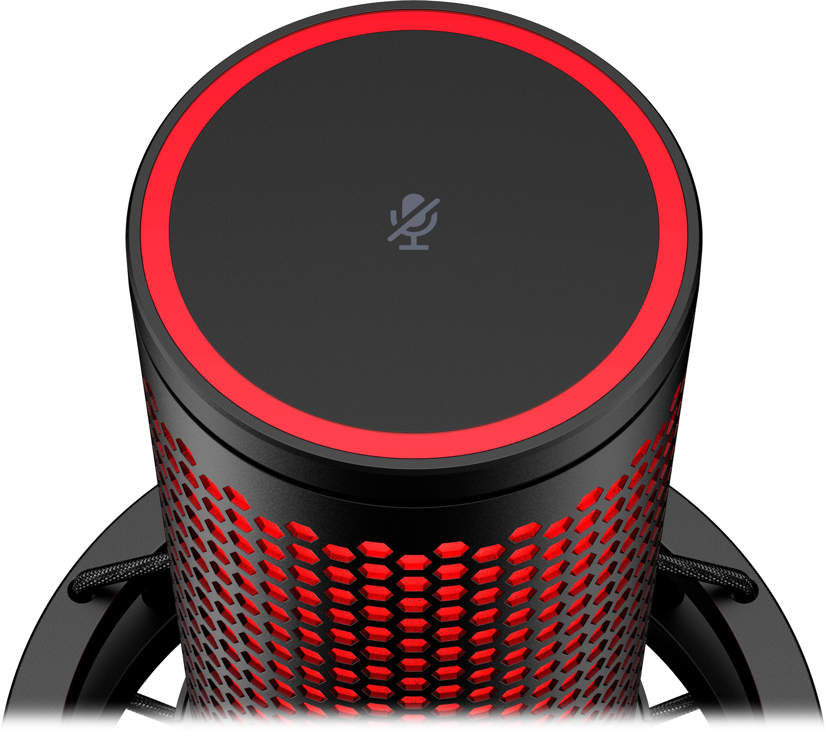 Alt View 11. HyperX - QuadCast 2 Wired Multi-Pattern USB Electret Condenser Microphone - Black.