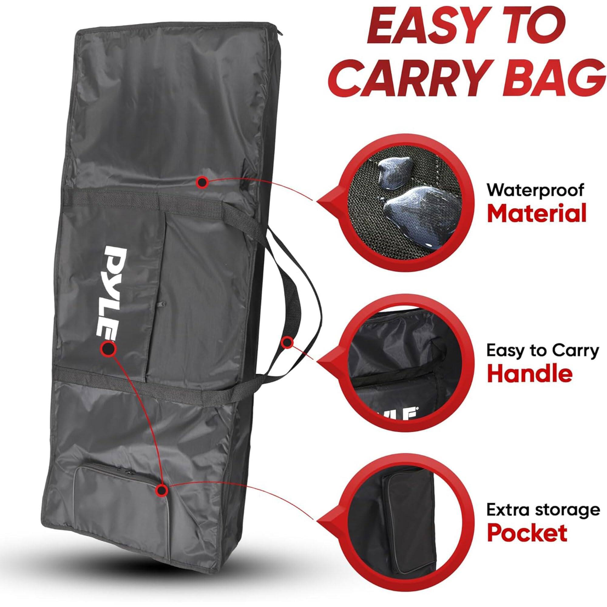EASY TO CARRY BAG

- Waterproof Material
- Easy to Carry Handle
- Extra storage Pocket