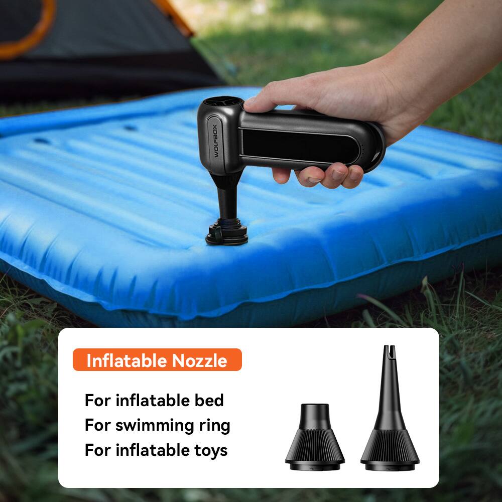 WOLFBOX Inflatable Nozzle  
For inflatable bed  
For swimming ring  
For inflatable toys