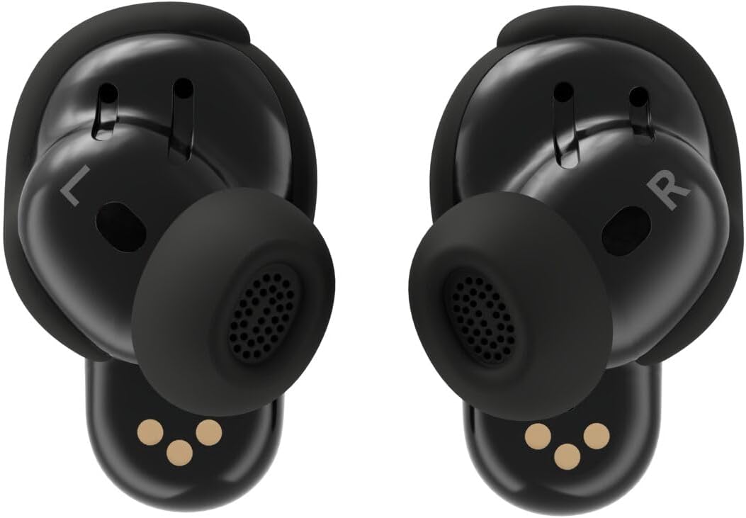 Back. Bose - Bose QuietComfort Ultra Earbuds (2nd Gen) Bundle with Fast Charger - Noise Cancelling (Desert Gold) - Desert Gold.