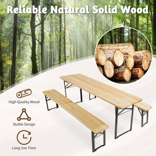 Reliable Natural Solid Wood

High-Quality Wood

Stable Design

Long Use Time