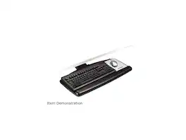 3M - MMMAKT90LE Easy Adjust Keyboard Tray, Standard Platform, 23" Track - Black