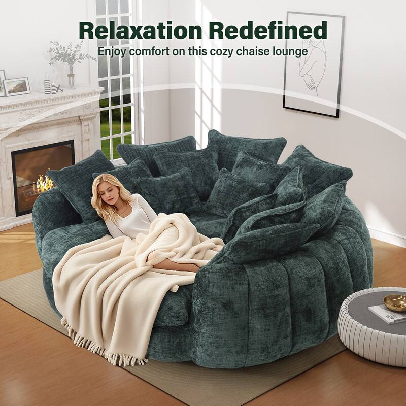 Relaxation Redefined  
Enjoy comfort on this cozy chaise lounge