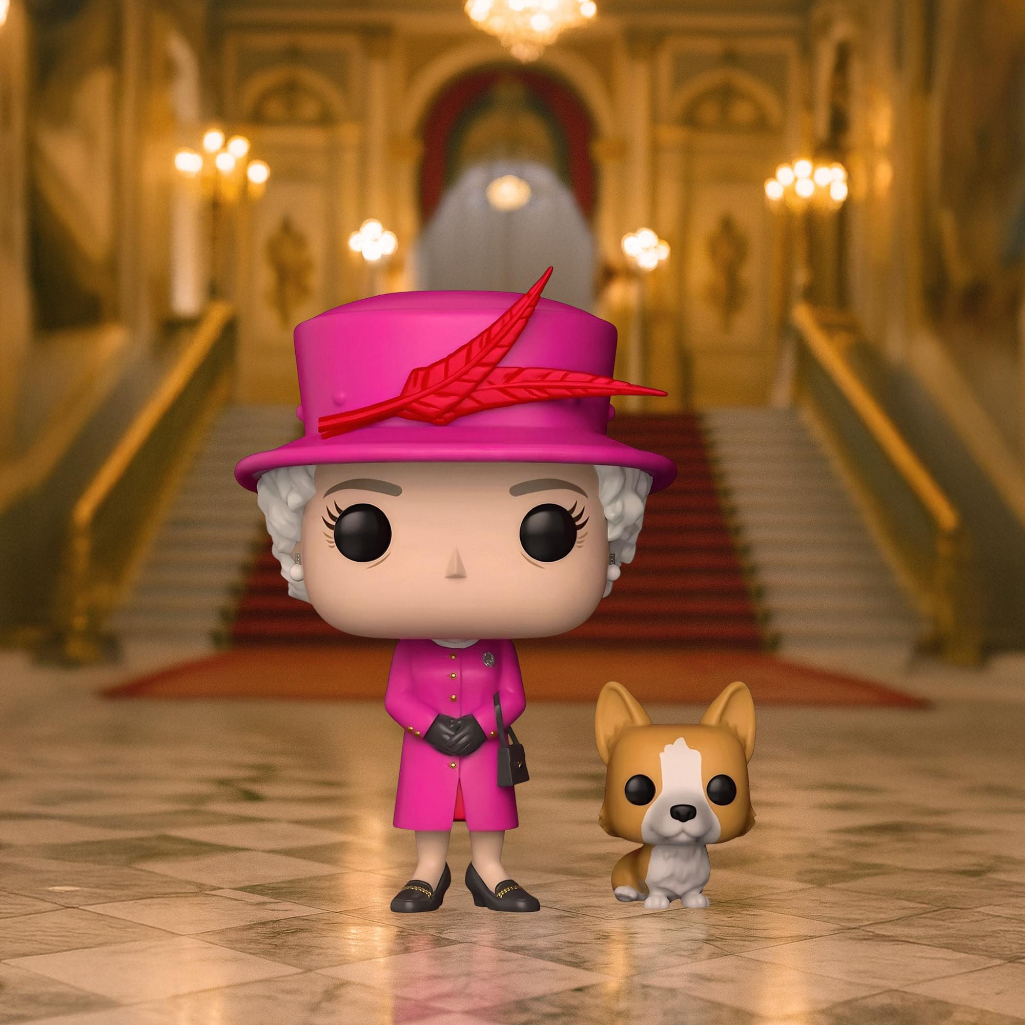 Alt View 2. Funko - Funko Pop! Queen Elizabeth II  Pink - Multi-Color.