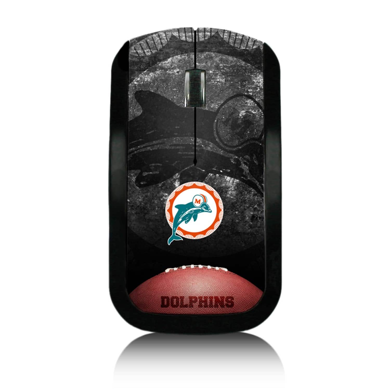 Keyscaper - Miami Dolphins Legendary Design Wireless Mouse - Wireless - Multicolor
