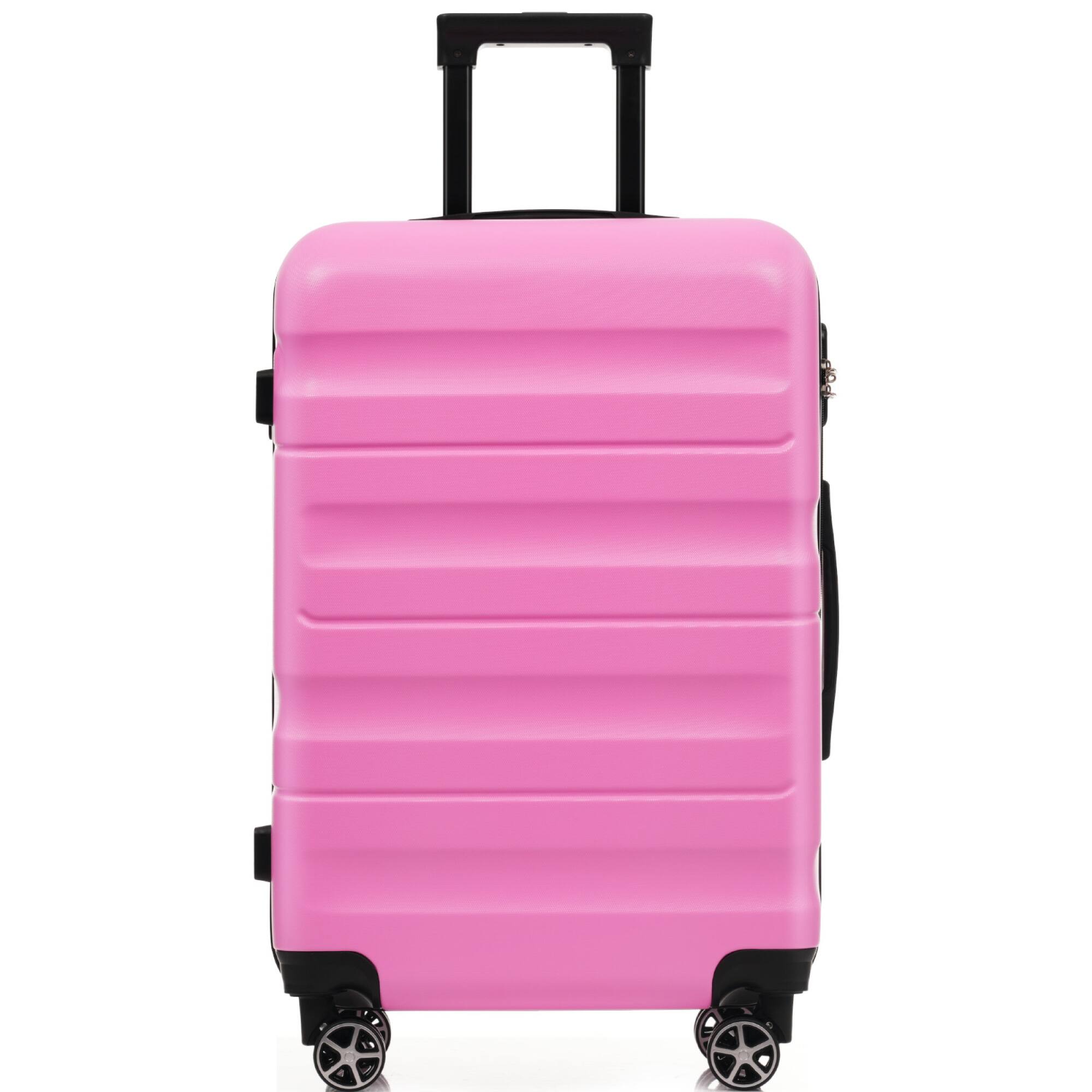 Alt View 8. ELEMENT ACE - Complete Hardshell ABS Luggage Set with Dual Spinner Wheels for Travel and Business Trips - Lightweight - Pink.
