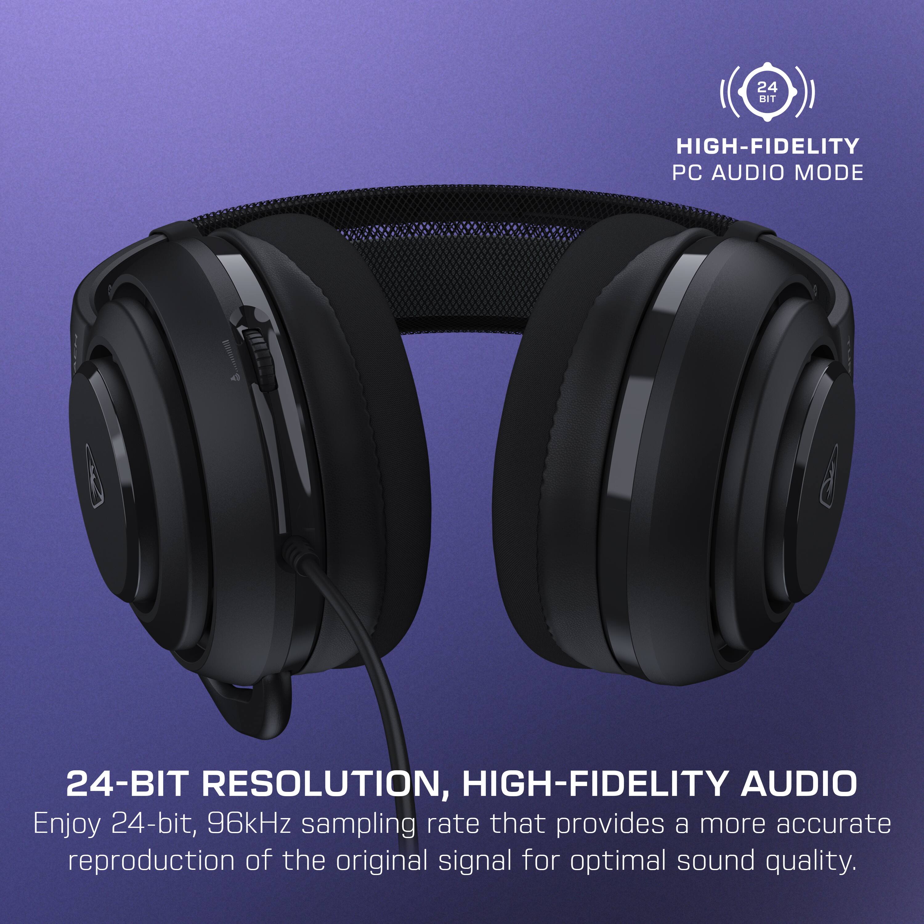 24-BIT RESOLUTION, HIGH-FIDELITY AUDIO MODE

Enjoy 24-bit, 96kHz sampling rate that provides a more accurate reproduction of the original signal for optimal sound quality.