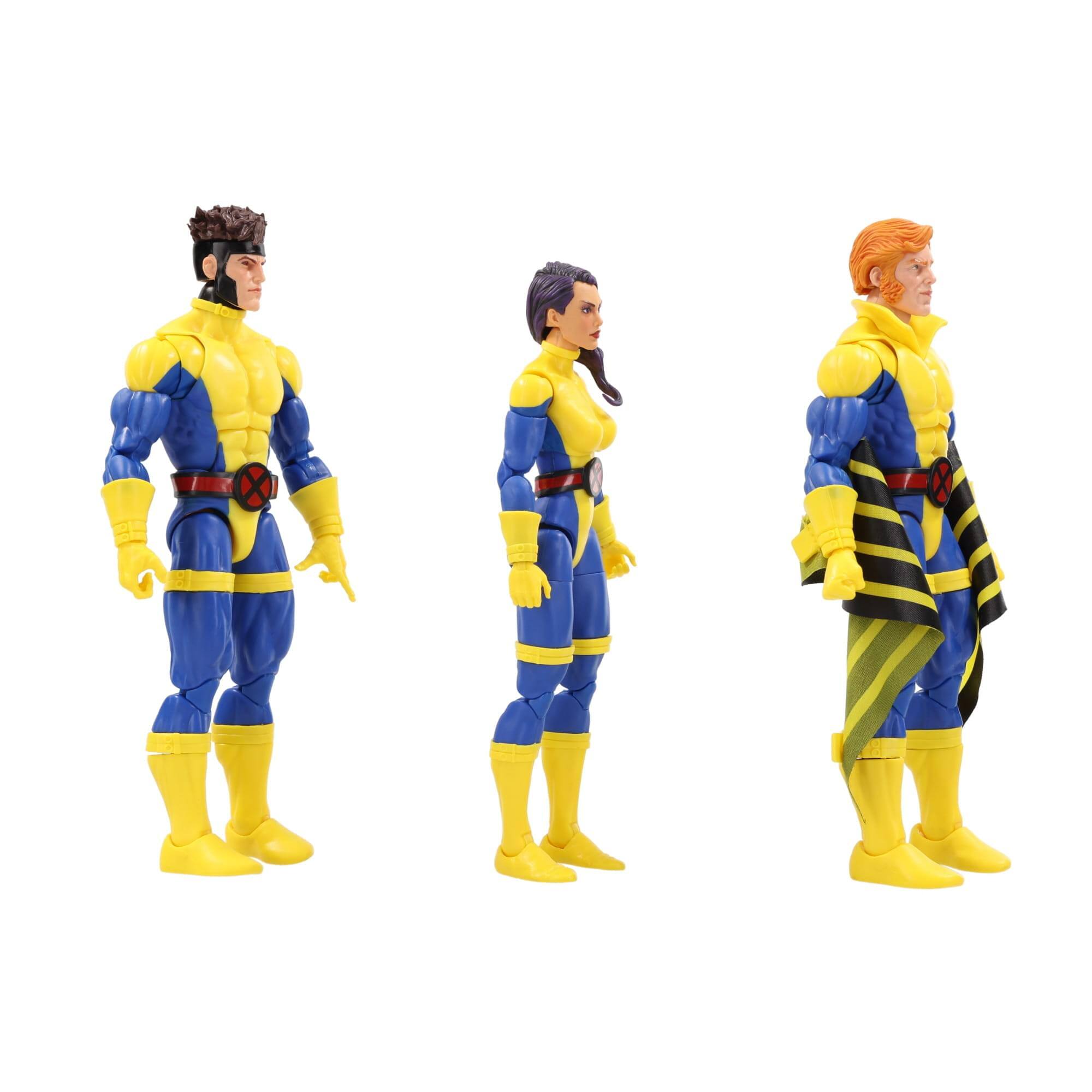 Alt View 1. Marvel - Marvel Legends X-Men 6 Inch Action Figure 3-Pack | Banshee, Gambit, & Psylocke.
