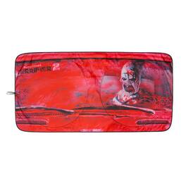 Surreal Entertainment - Terrifier 2 Art The Clown Sunshade For Car Windshield | 64 x 32 Inches - Red