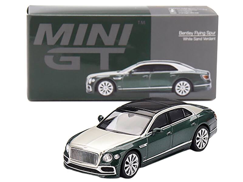 MINI GT  
Bentley Flying Spur  
White Sand Verdant