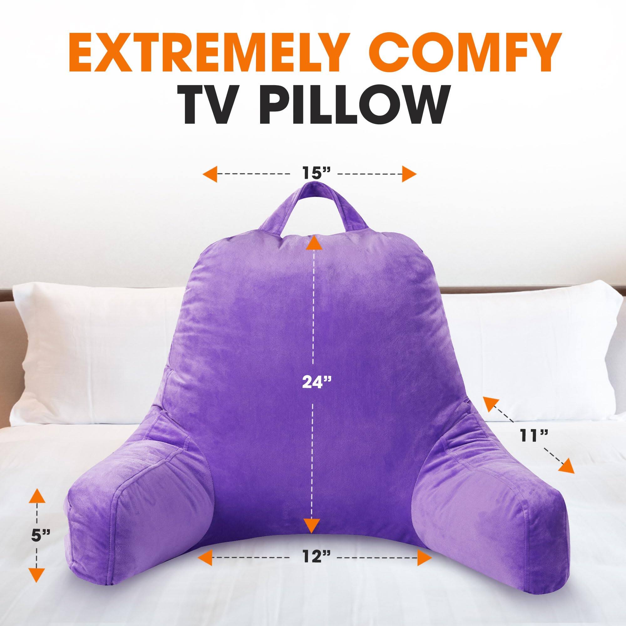 EXTREMELY COMFY TV PILLOW

15"
24"
11"
5"
12"