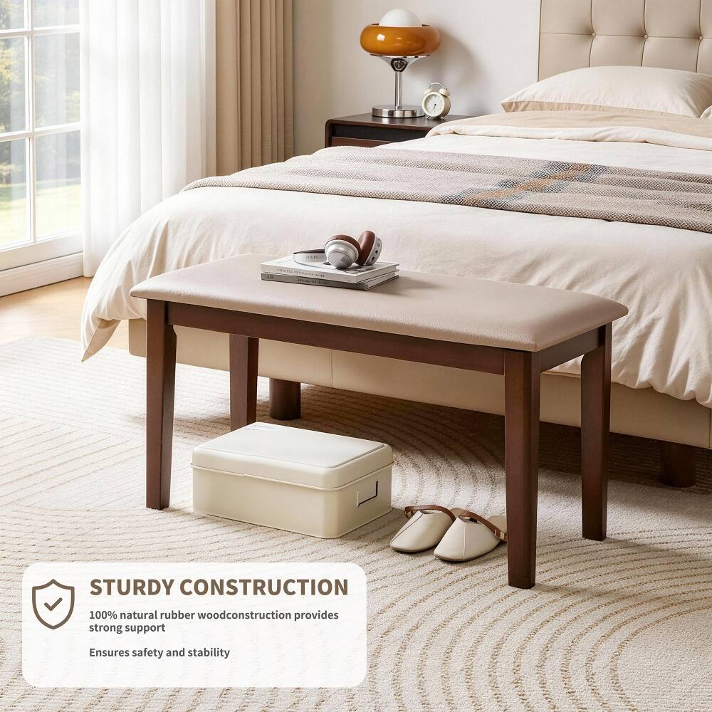 STURDY CONSTRUCTION  
100% natural rubber wood construction provides strong support  
Ensures safety and stability