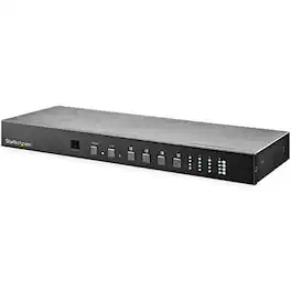 Startech - 4x4 HDMI Matrix Switch with Audio and Ethernet Control - 4K 60Hz - Black