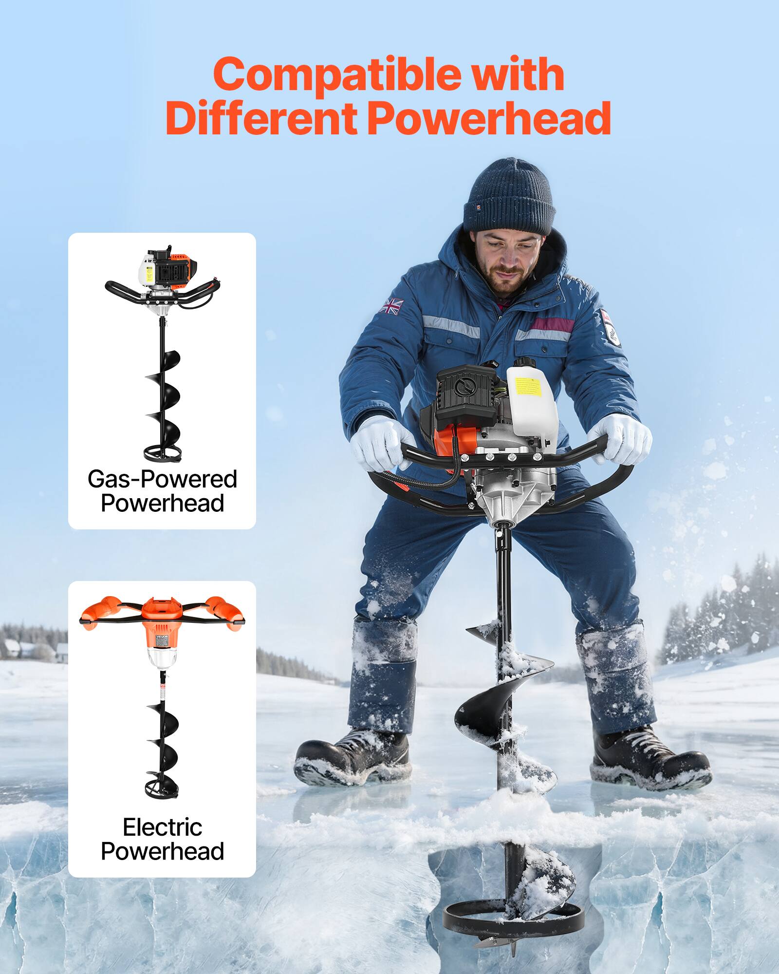 Compatible with Different Powerhead  
Gas-Powered Powerhead  
Electric Powerhead