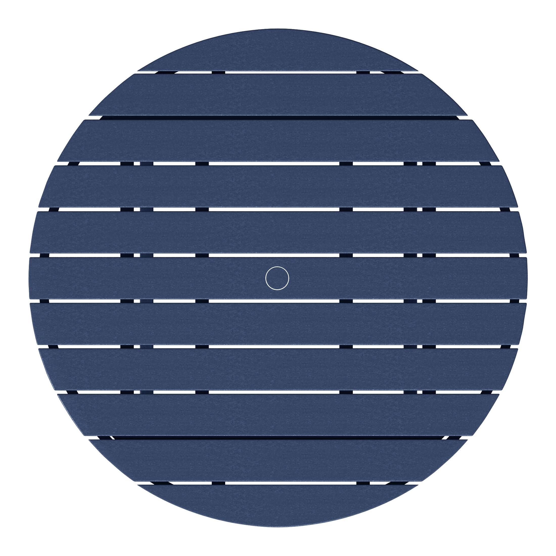 Alt View 1. WestinTrends - WestinTrends Malibu Kids 5-Piece HDPE Outdoor Patio Round Dining Table and Chairs Set - Navy Blue.