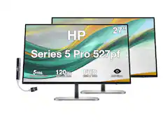 27" HP Series 5 Pro 527pf 5ms 120Hz FHD Response-Time Refresh Rate 1920 X 1080 Anti-Glare