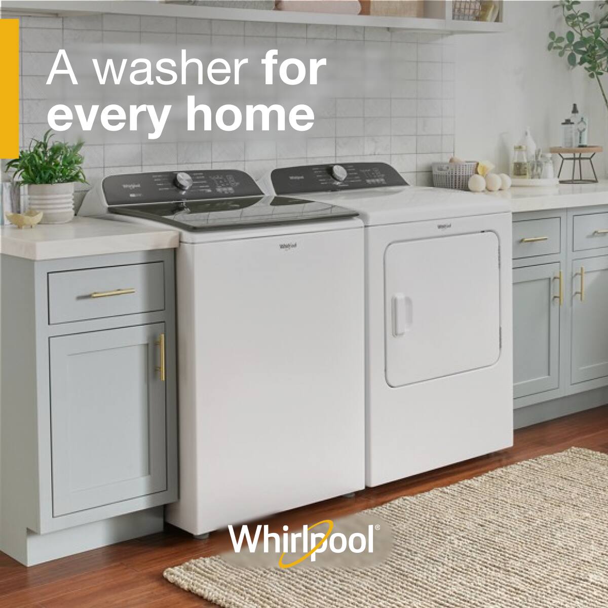 A washer for every home

Whirlpool