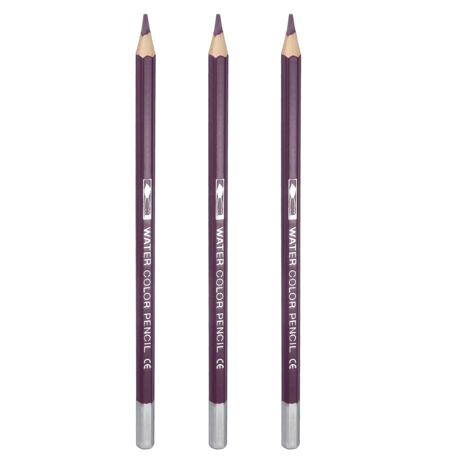 Unique Bargains - Watercolor Pencils, Color Pencil Set for Adult Coloring, Blending, 3pcs - Purple Jam price history on PriceWatchPro