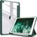 Front. Kitcheniva - Lightweight Shockproof Case For iPad 9th 8th 7th 10.2 Inch Clear Back Midnight Green - Midnight Green.