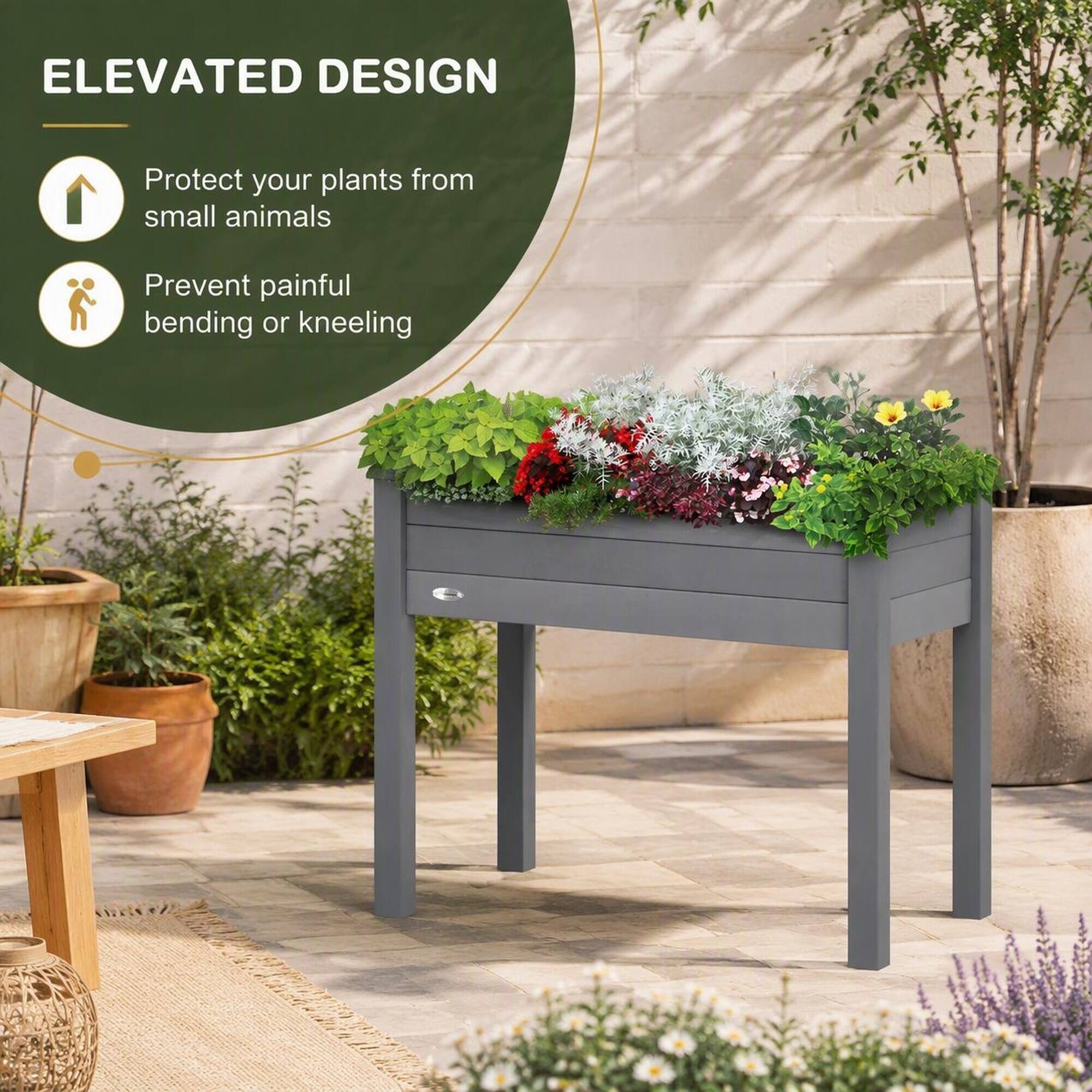 ELEVATED DESIGN

- Protect your plants from small animals
- Prevent painful bending or kneeling