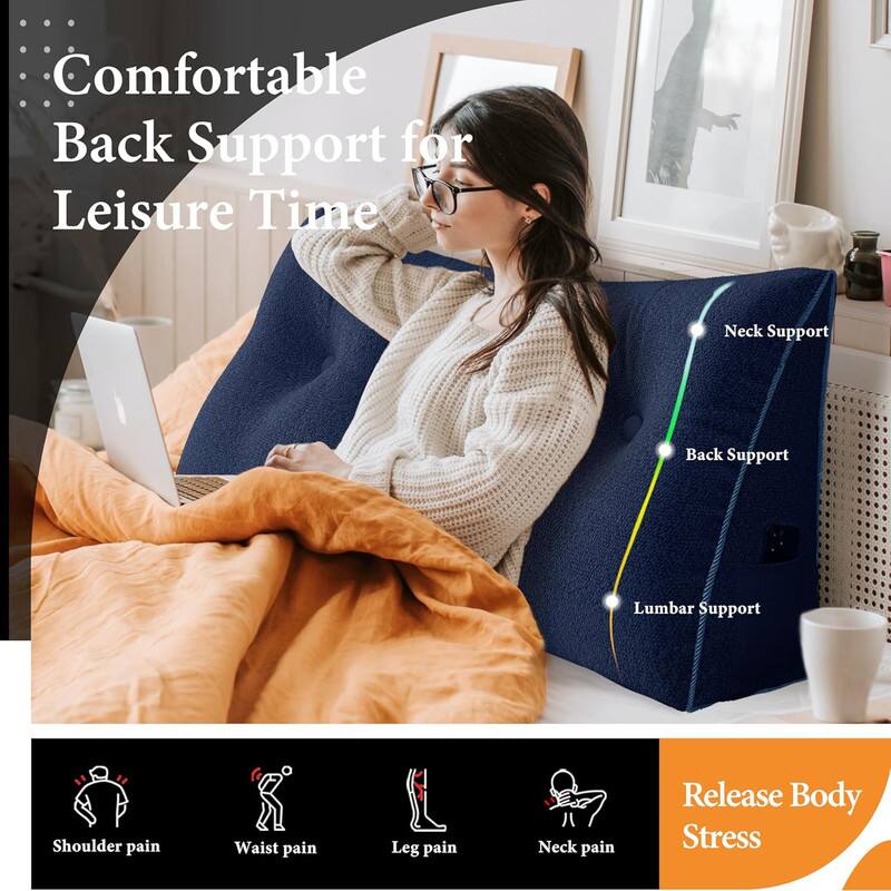Comfortable Back Support for Leisure Time

- Neck Support
- Back Support
- Lumbar Support

Release Body Stress

- Shoulder pain
- Waist pain
- Leg pain
- Neck pain