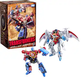 Hasbro - Collectibles - Transformers Timelines - Comic Edition Optimus Prime & Starscream Action - COLLECTIBLES - Multicolor