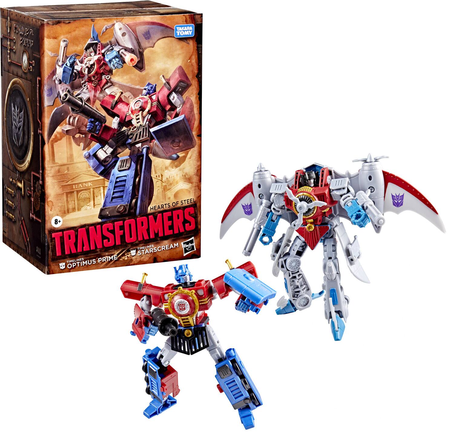 Hasbro Collectibles - Transformers Timelines - Comic Edition Optimus Prime & Starscream Action - COLLECTIBLES