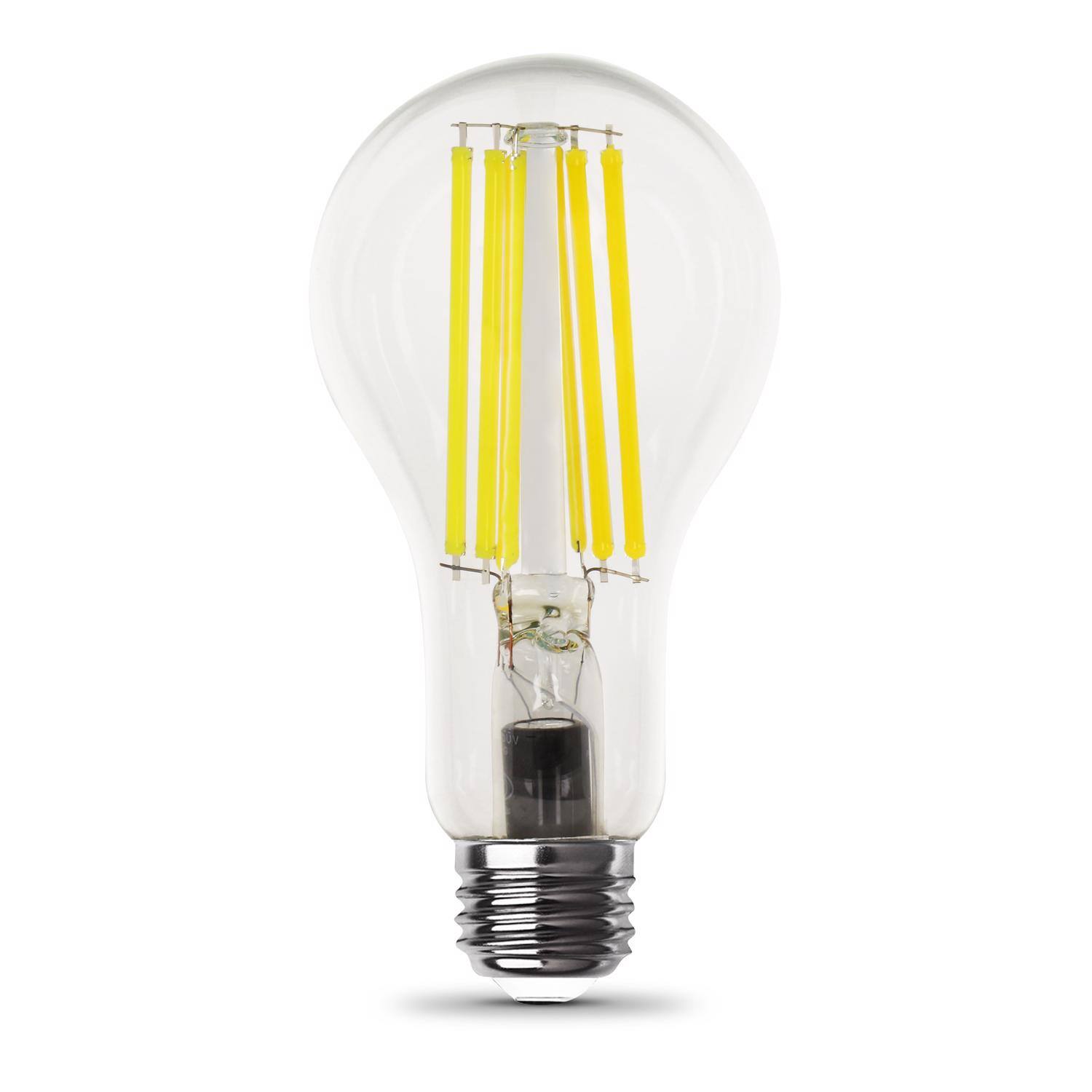 Angle. FEIT ELECTRIC - Feit A21 E26 (Medium) Filament LED Bulb Daylight 150 Watt Equivalence 1 pk.