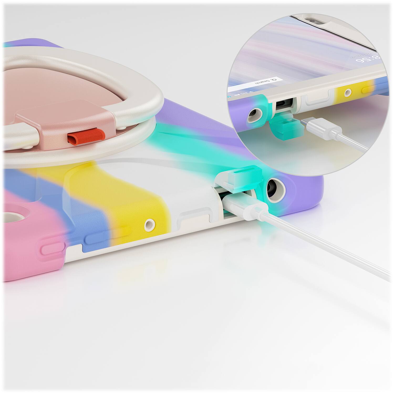 Alt View 17. SaharaCase - SpLaSh Series Heavy Duty Case for Amazon Fire HD 10 (2023) - Multi-Color.