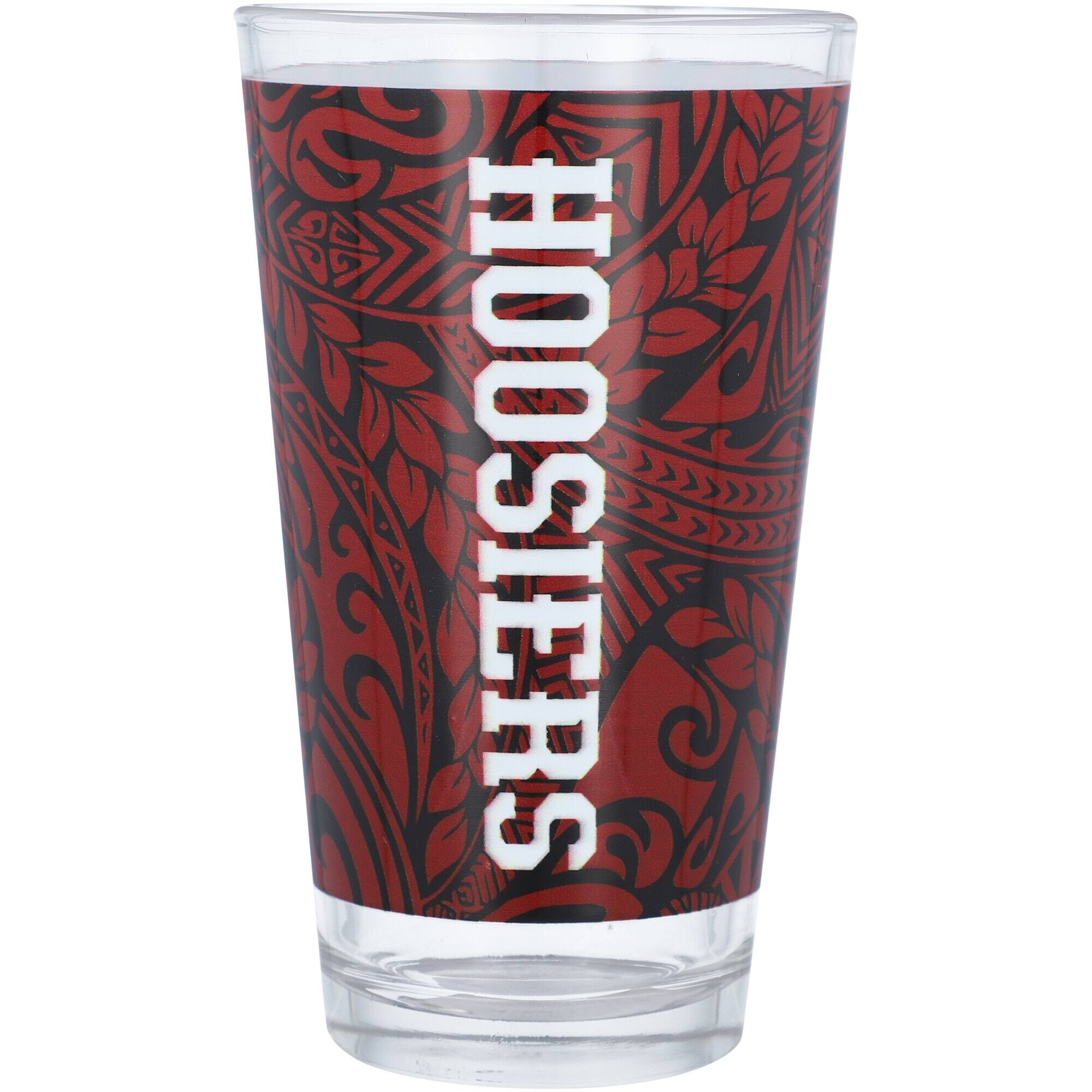 Alt View 1. Indigo Falls - Indiana Hoosiers 16oz. Ohana Pint Glass - Multicolor.