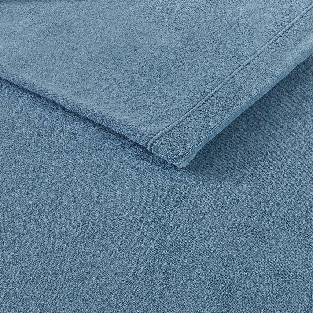 Alt View 5. Gracie Mills - Gracie Mills Dashiell Micro Plush Sheet Set - Blue.