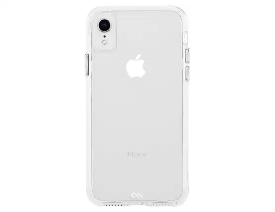 Front. Case-Mate - Case-Mate Tough Clear Case for iPhone XR - Clear.