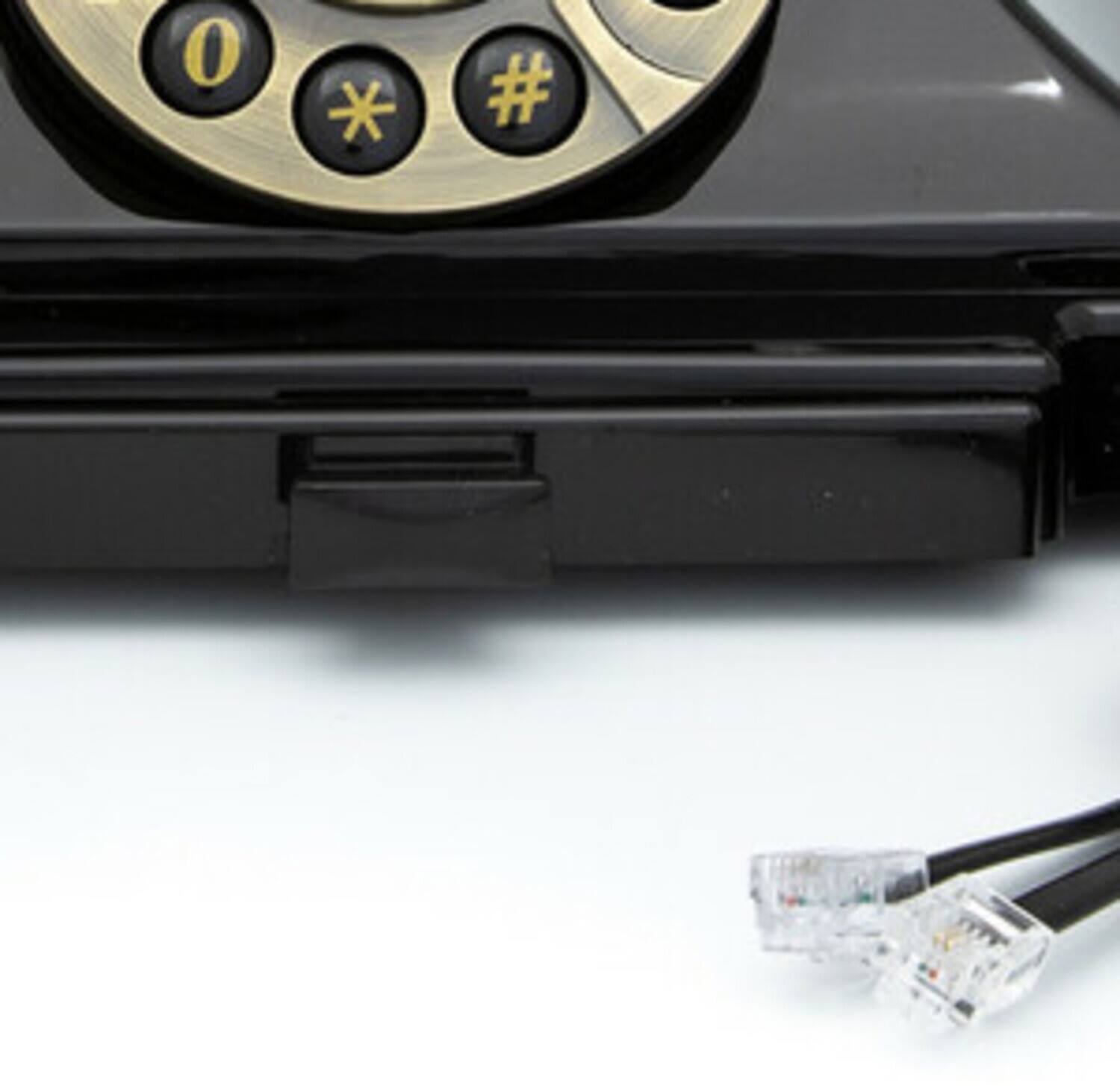 Alt View 2. PopMarket - GPO Retro GPODUKE Duke Push Button Telephone - Black   - MISC ACCESSORY - Multicolor.