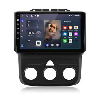 MIC RST 8:04 AM
Navi 0 km/h
Music
Application
4- 08:04 Wednesday
DVR UNKNOWN
UNKNOVIN
YouTube
File Manager
ImageScan
Video
Play Store
Share
Radio
...
Bluefonth
Chrome