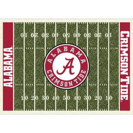Imperial - Alabama Crimson Tide 7'8'' x 10'9'' Home Field Rug - Black