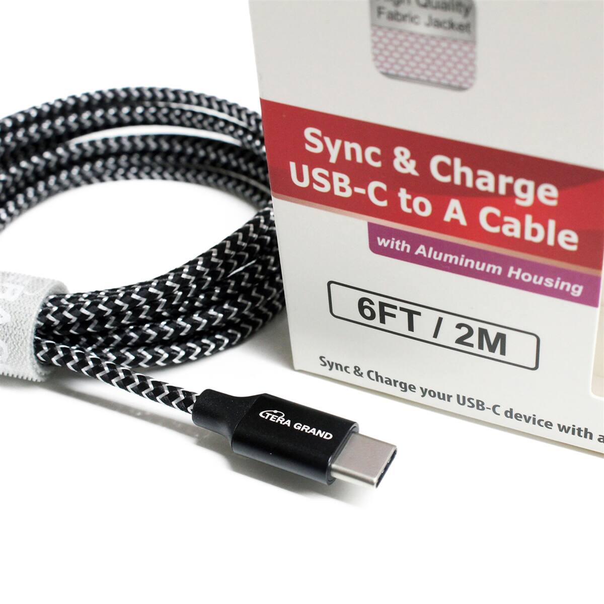 Fabric Quality Jacket

Sync & Charge USB-C to A Cable with Aluminum Housing

6FT / 2M

Sync & Charge your USB-C device with a