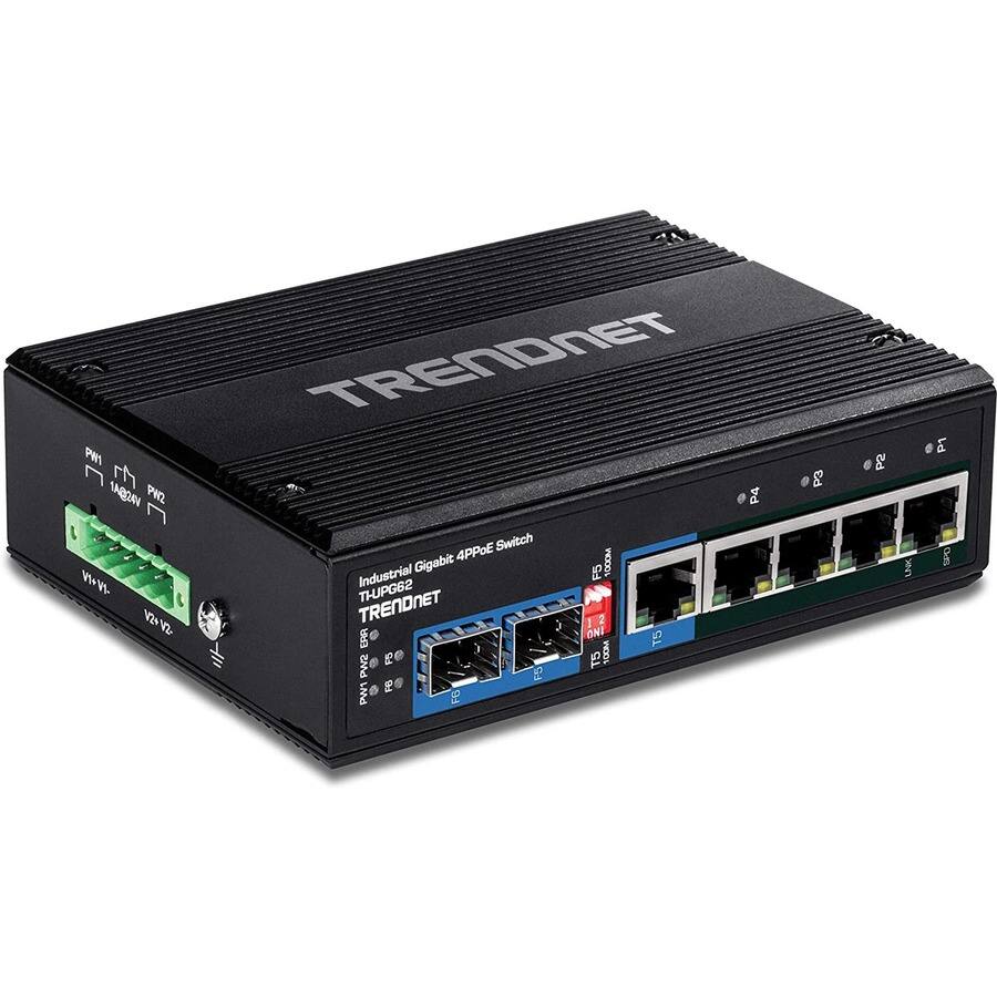 TRENDNET  
Industrial Gigabit 4PPOE Switch  
TRENDNET  
TL-UPG62  
TRENDNET