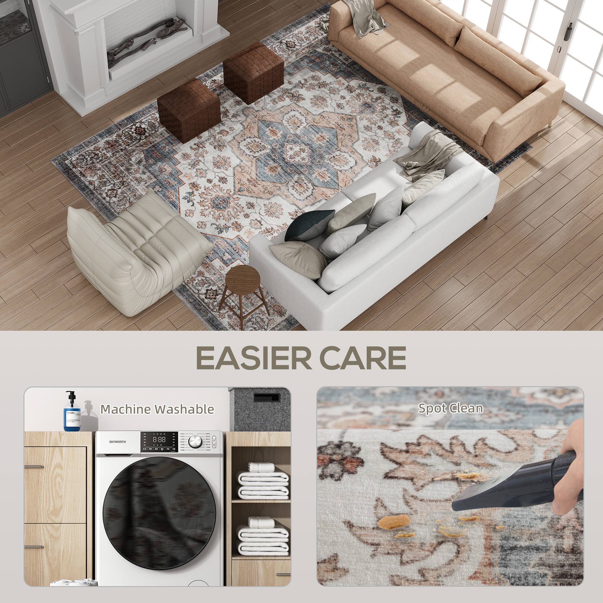 EASIER CARE Machine Washable Spot Clean - 888 .... |  - I Cu