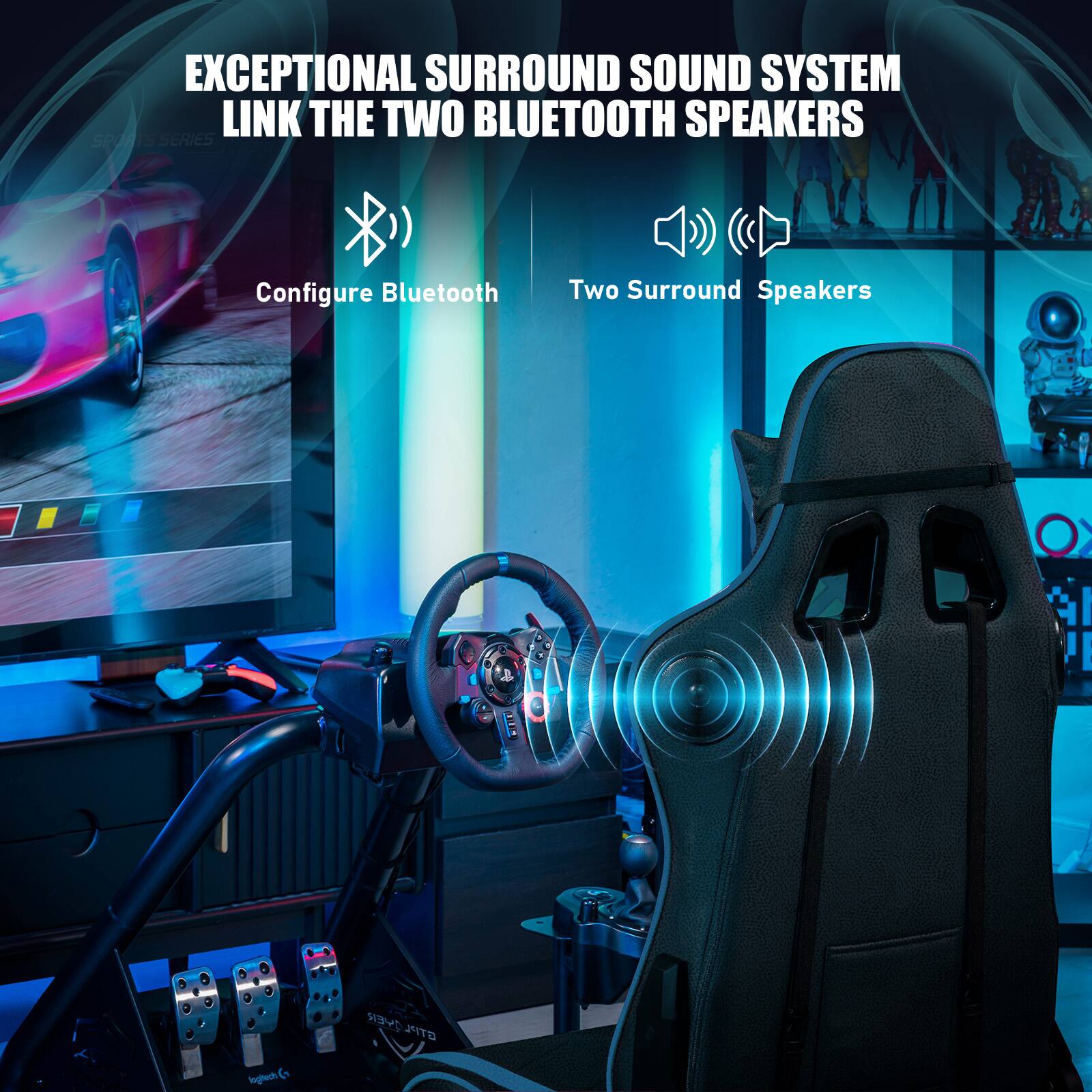 Exceptional Surround Sound System: Link the Two Bluetooth Speakers.