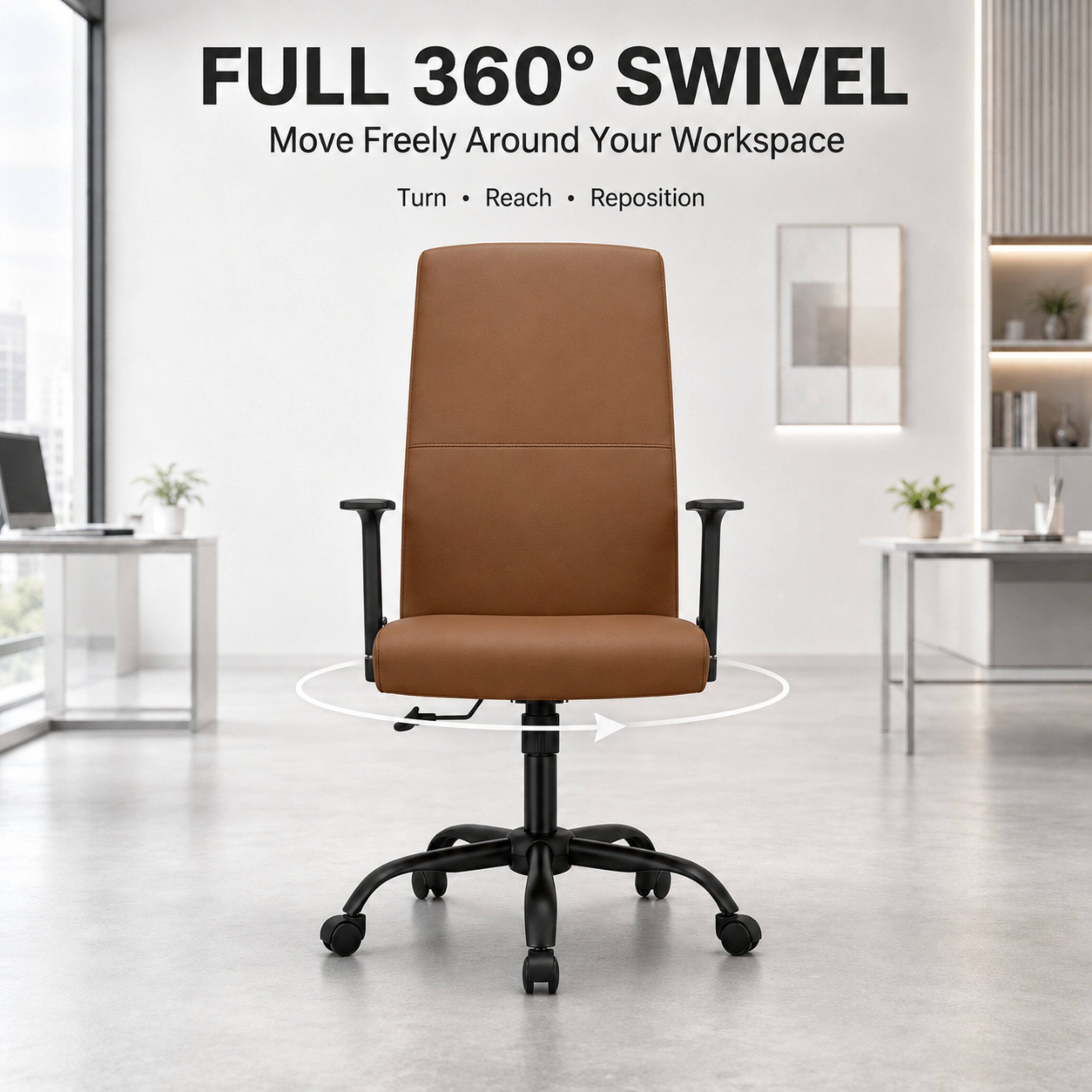 FULL 360° SWIVEL  
Move Freely Around Your Workspace  
Turn • Reach • Reposition