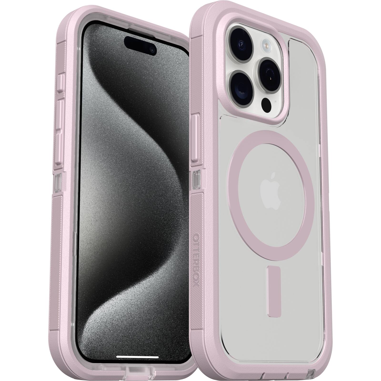 Alt View 1. OtterBox - Defender Series Pro XT Hard Shell for MagSafe for Apple iPhone 15 Pro - Mountain Frost.