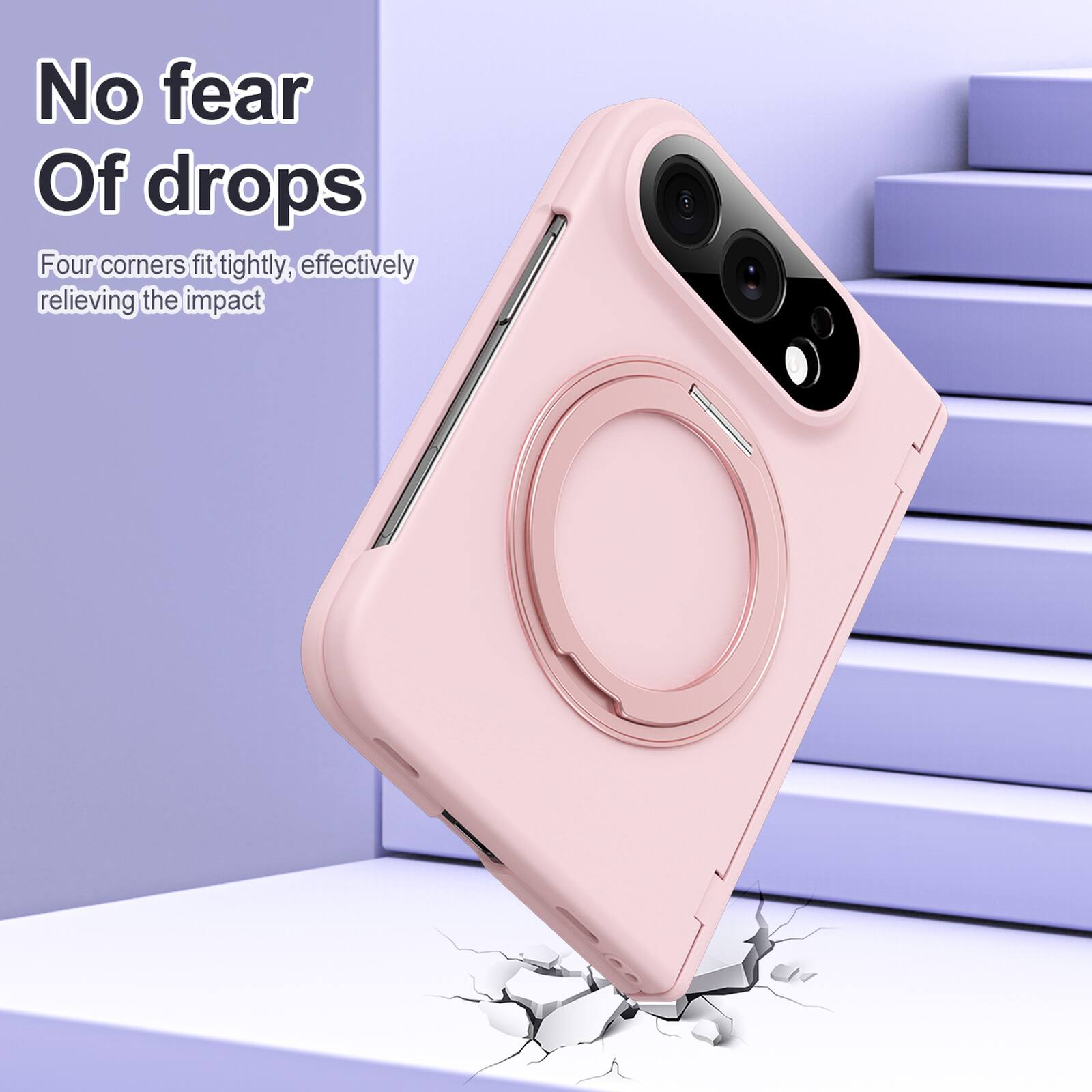 No fear of drops. Four corners fit tightly, effectively relieving the impact.