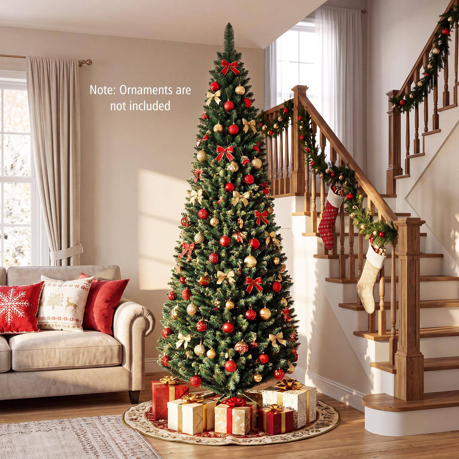 Note: Ornaments are not included