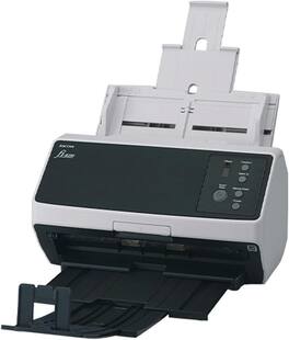 Ricoh - fi-8250 Document Scanner with Flatbed - PA03810-B605 - Black and White