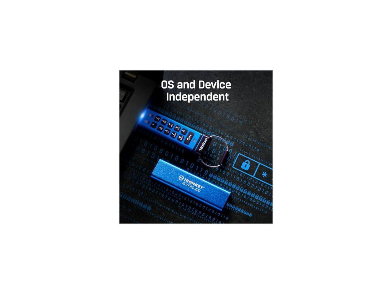 OS and Device Independent

IRONKEY

KEYPAD 200