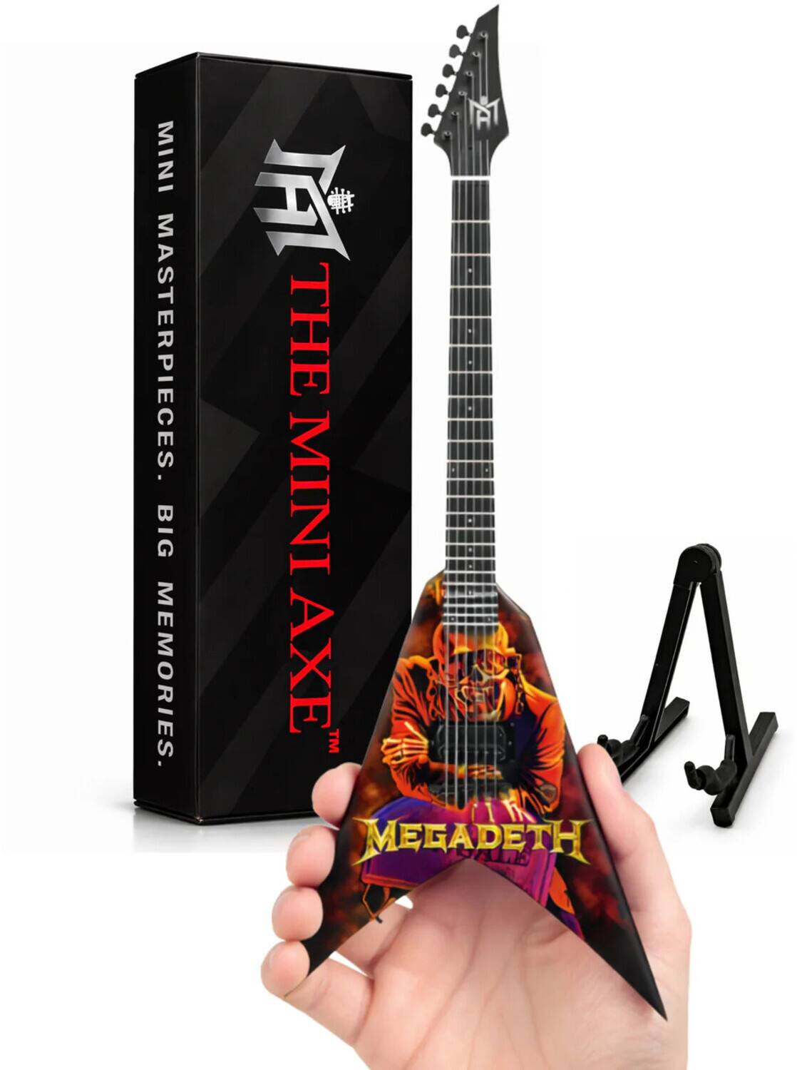 MINI MASTERPIECES. BIG MEMORIES.  
THE MINI AXE™  
MEGADETH