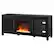 Alt View Zoom 14. Camden&Wells - Quincy Crystal Fireplace TV Stand for Most TVs up to 65" - Black Grain.