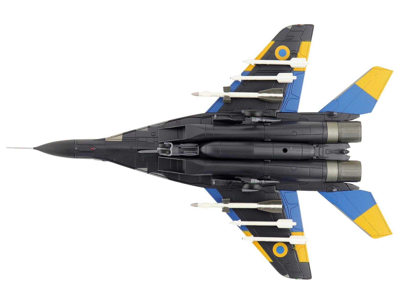 Alt View 1. Hobby Master - Mikoyan MiG-29 Fulcrum "Ghost of Kyiv, 40th Tactical Aviation Brigade, Vasylkiv Air Base" 2023 Ukrainian Air Force 1/72 - Multi.