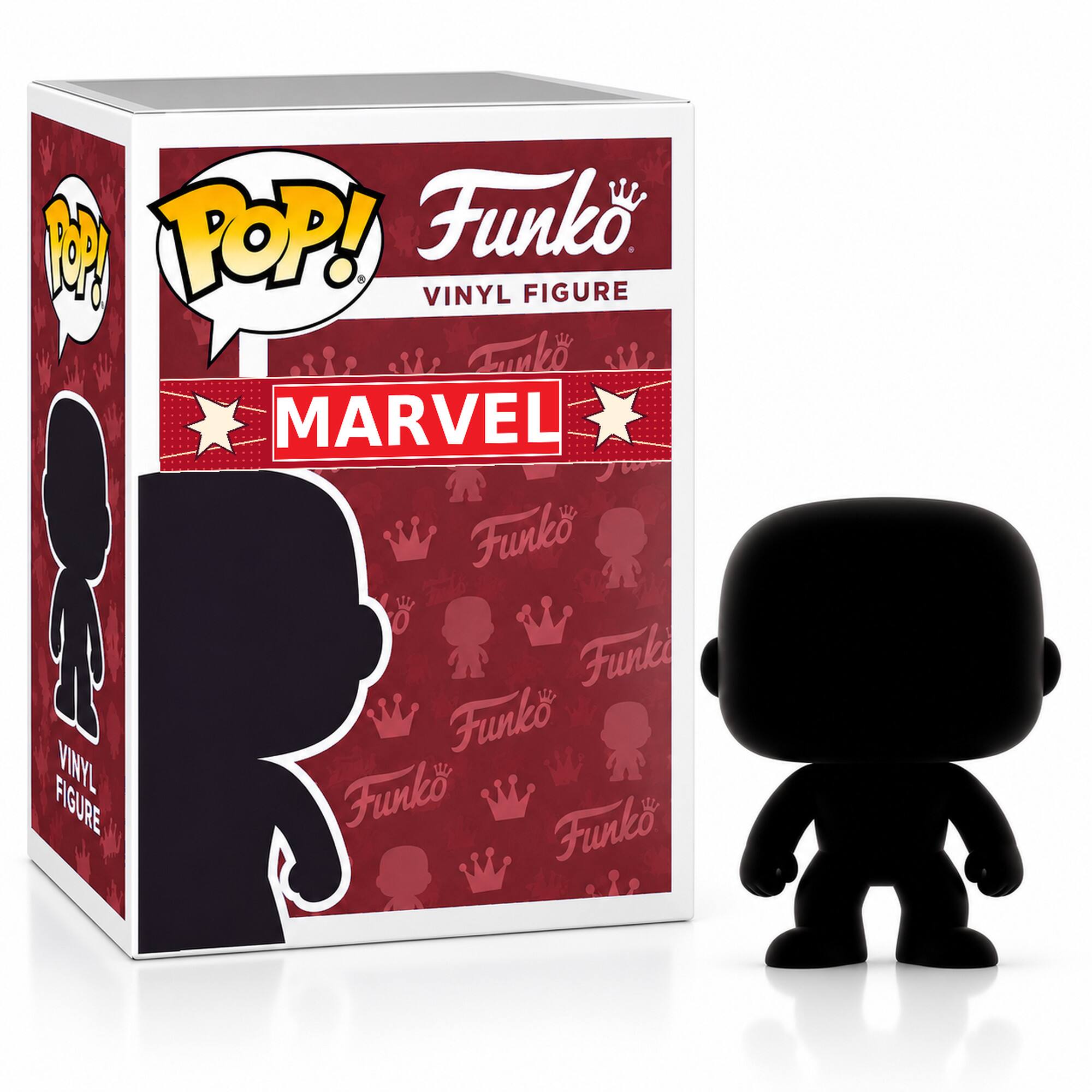 Surprise Blind Box Marvel Funko Pop! Randomly Selected - Black
